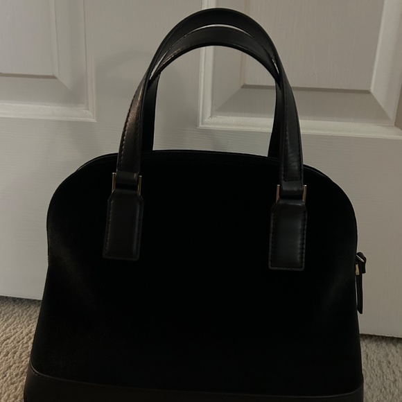 SOLD ON FACEBOOK - Kate Spade black velvet dome satchel - Picture 2 of 8